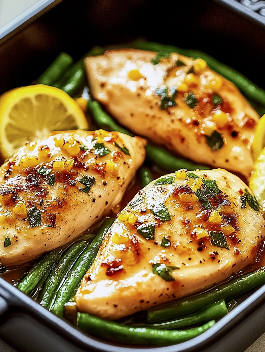Recette De Poulet Haricots Verts et Citron