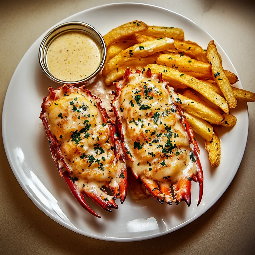 Homard Thermidor avec Frites