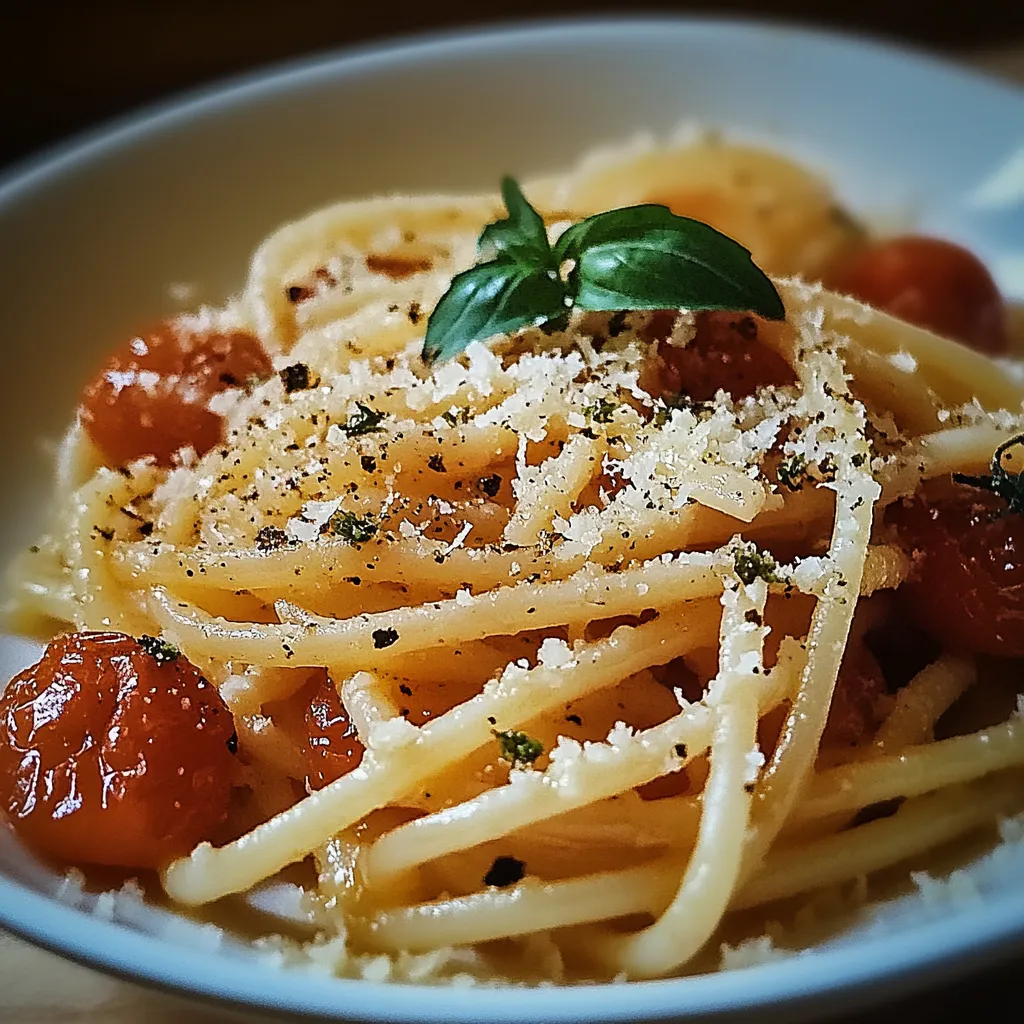 Pâtes tomates séchées parmesan