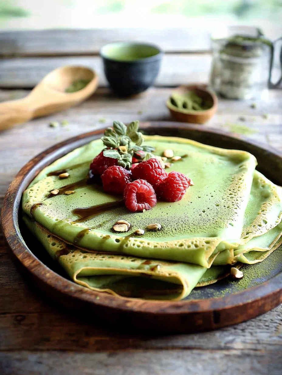 Crêpes matcha faciles à préparer