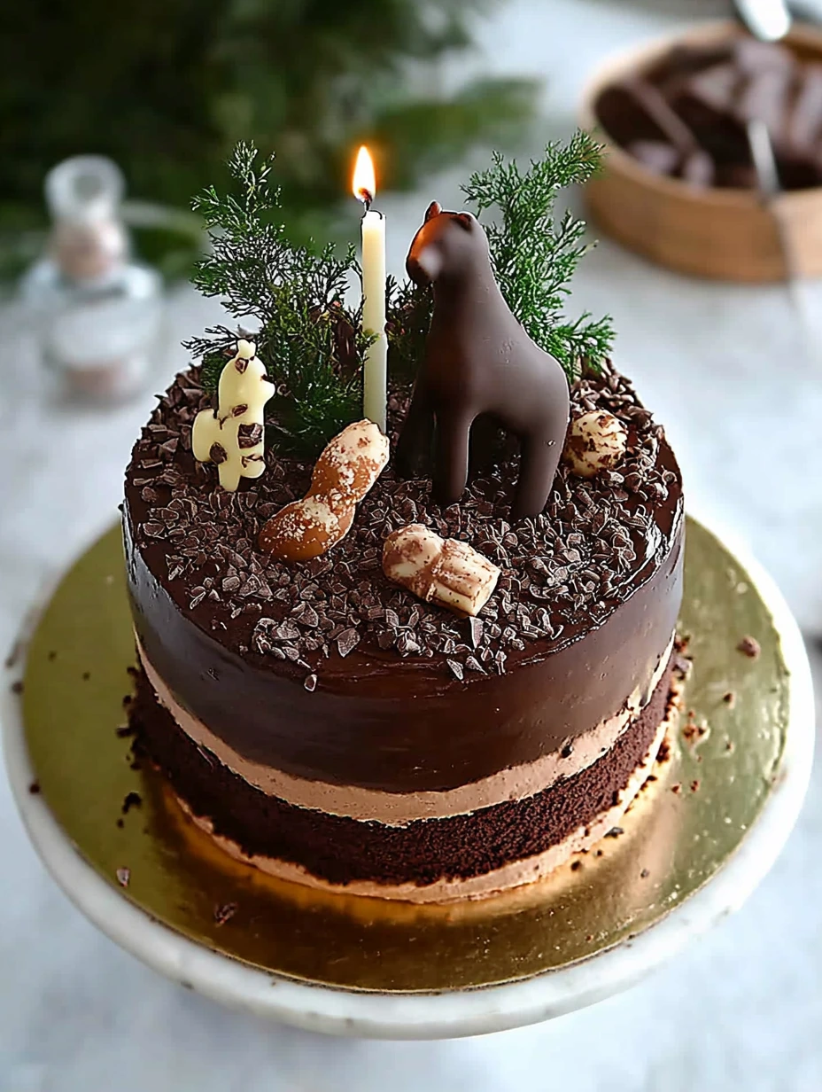 Gâteau à étages chocolaté sain, meilleur dessert pour l'anniversaire de vos enfants