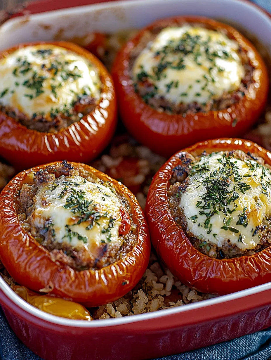 Recette : Tomates farcies à l'ancienne