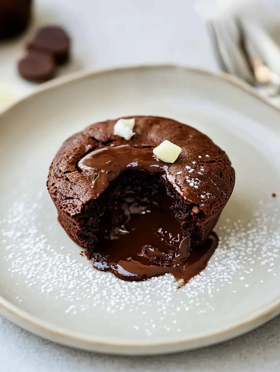 Moelleux chocolat prêt à être dégusté