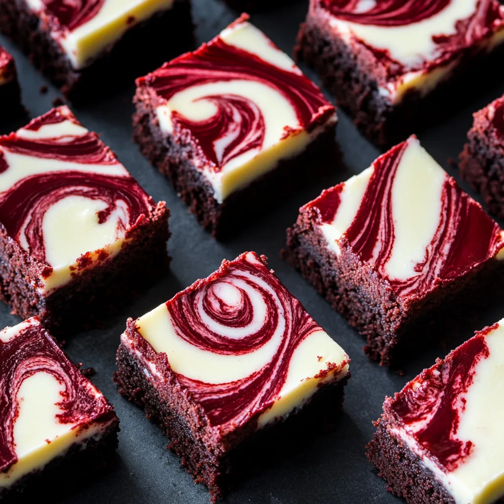 Brownies Cheesecake Rouge Velours