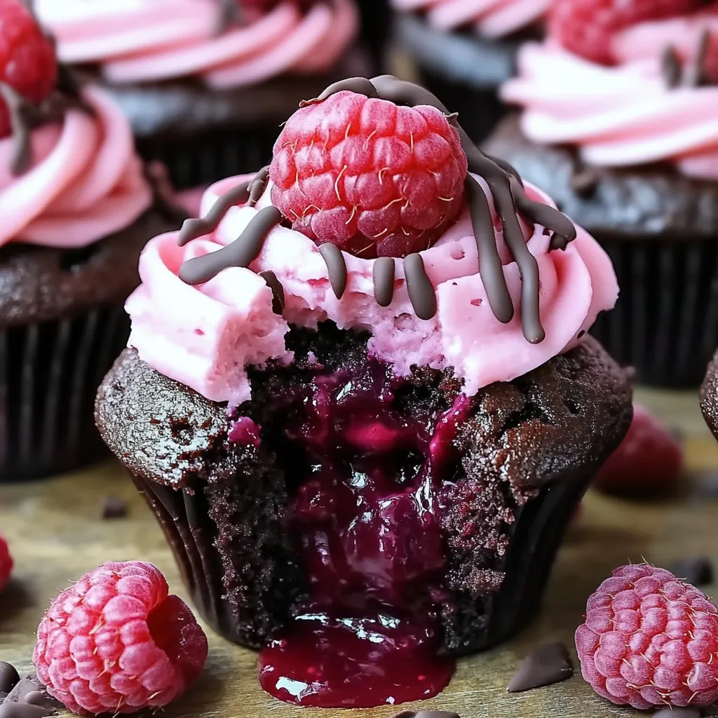 Petits Gâteaux Fondants Chocolat Framboise Faciles