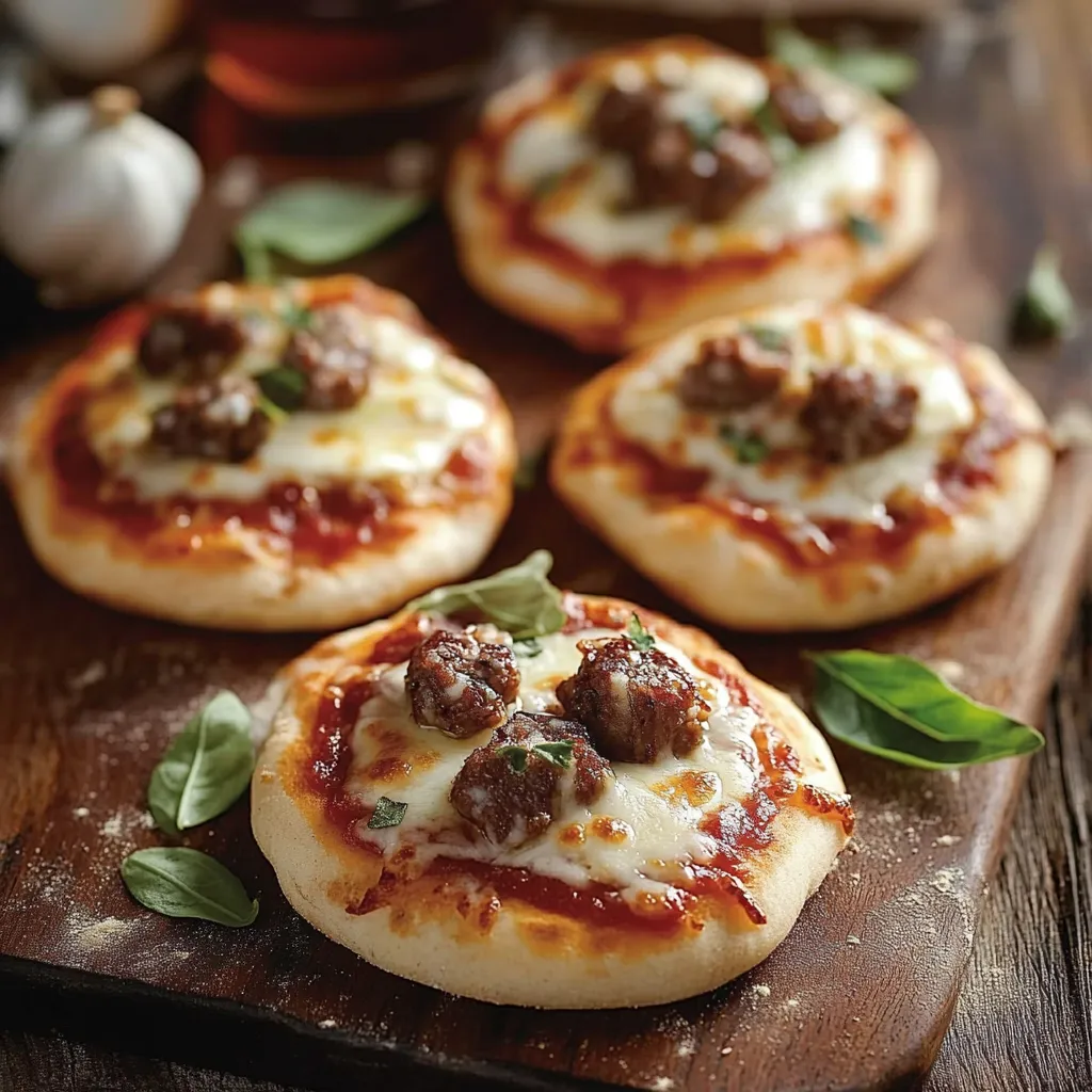 Mini-Pizzas aux Boulettes