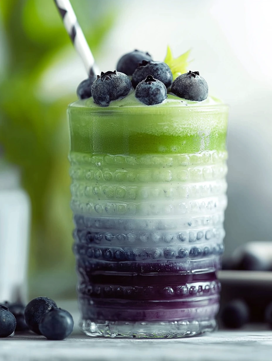 Matcha Myrtille Frappé Maison