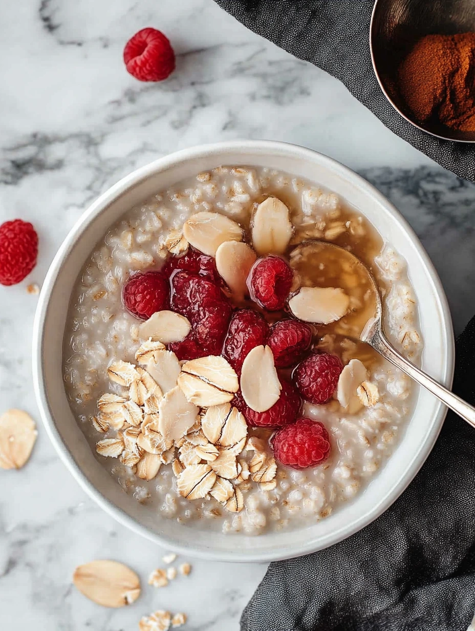 Porridge avoine - petit déjeuner simple