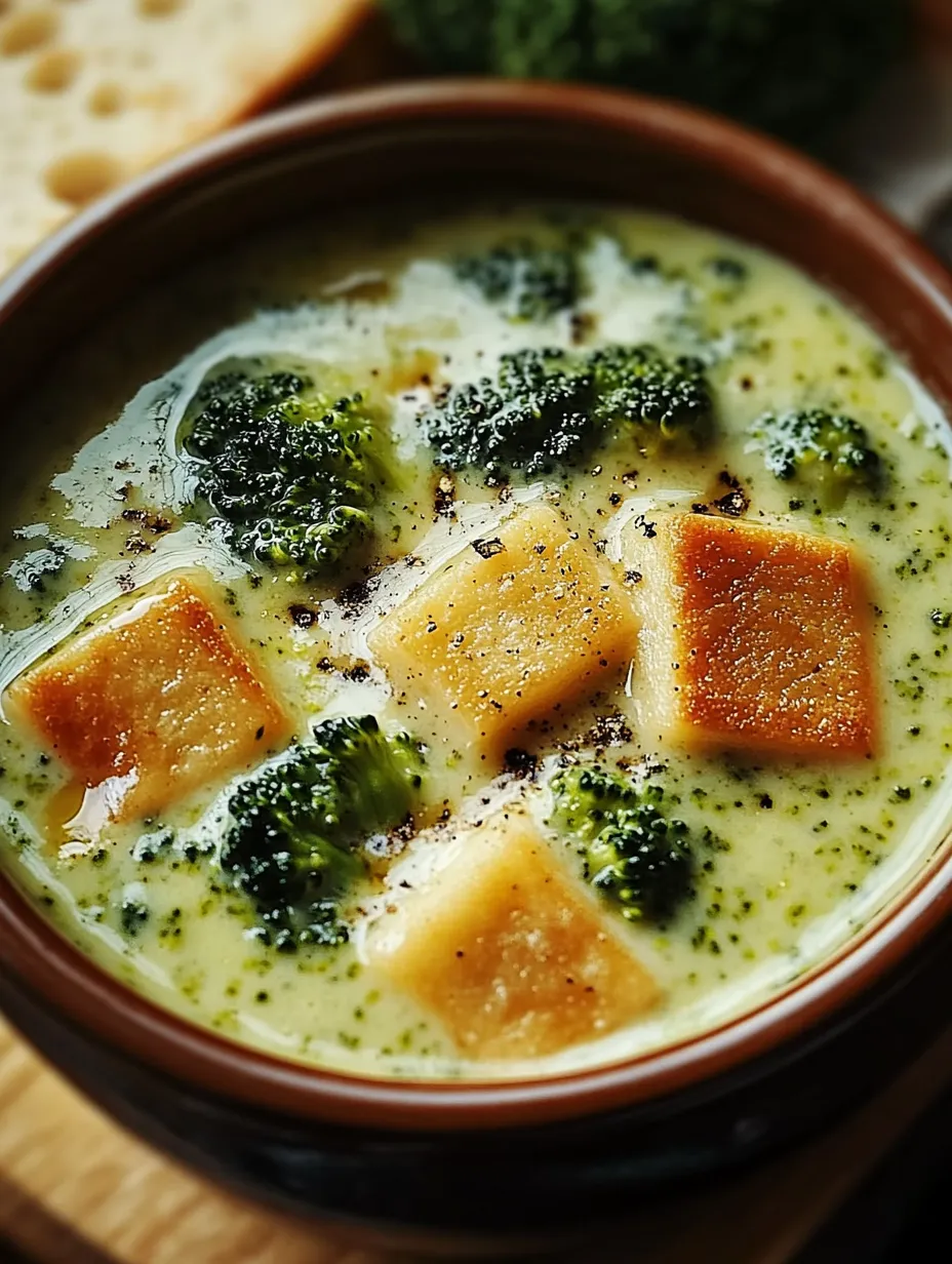 Recette de Soupe de Brocolis au Fromage