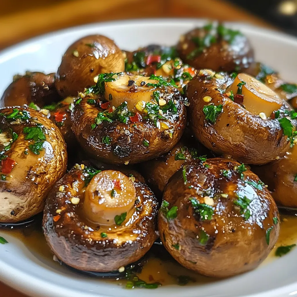Champignons au Beurre à l'Ail façon Bistro