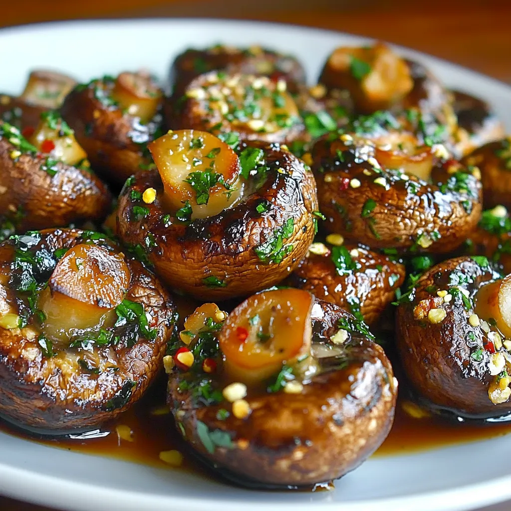 Délicieux Champignons au Beurre à l'Ail façon Bistro