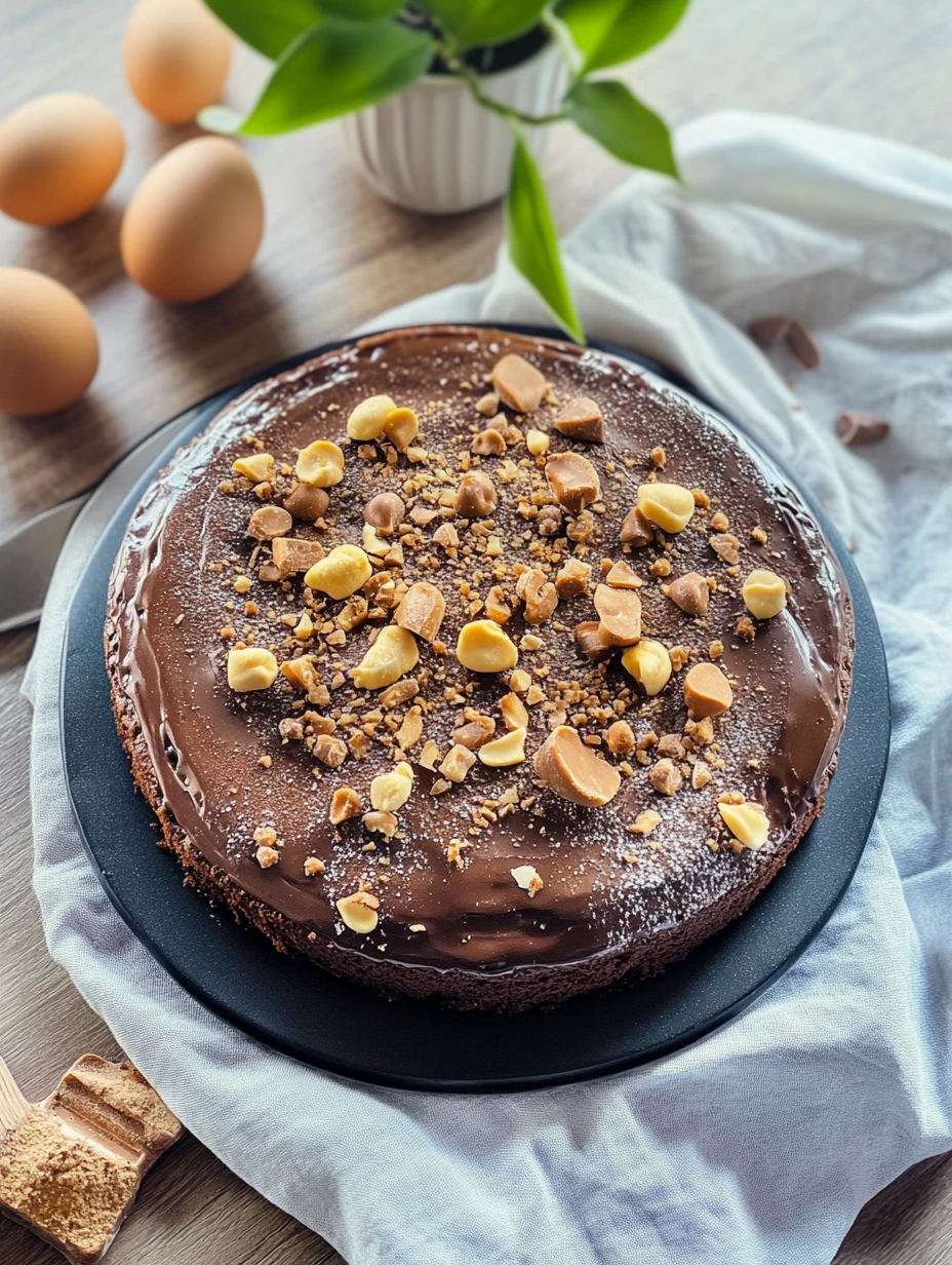 Gâteau noisettes chocolat maison tout simple