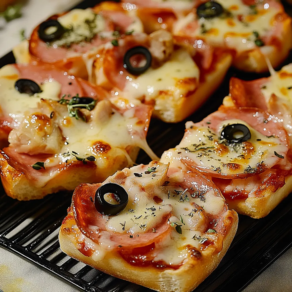 Petits Croques Pizza