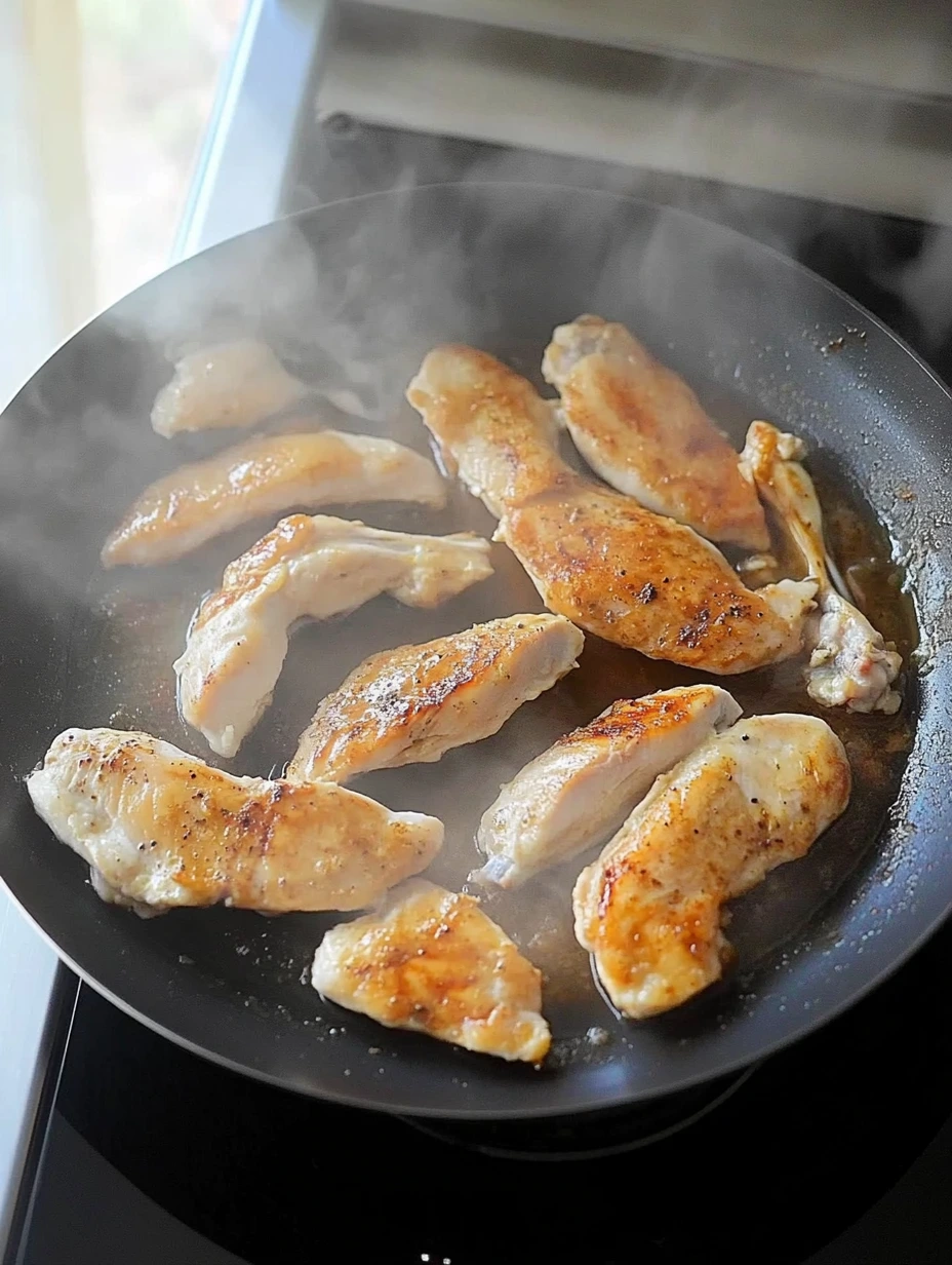 Poulet à la poele