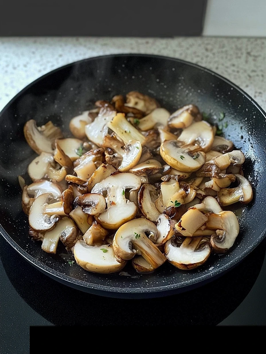 Champignons à la poele