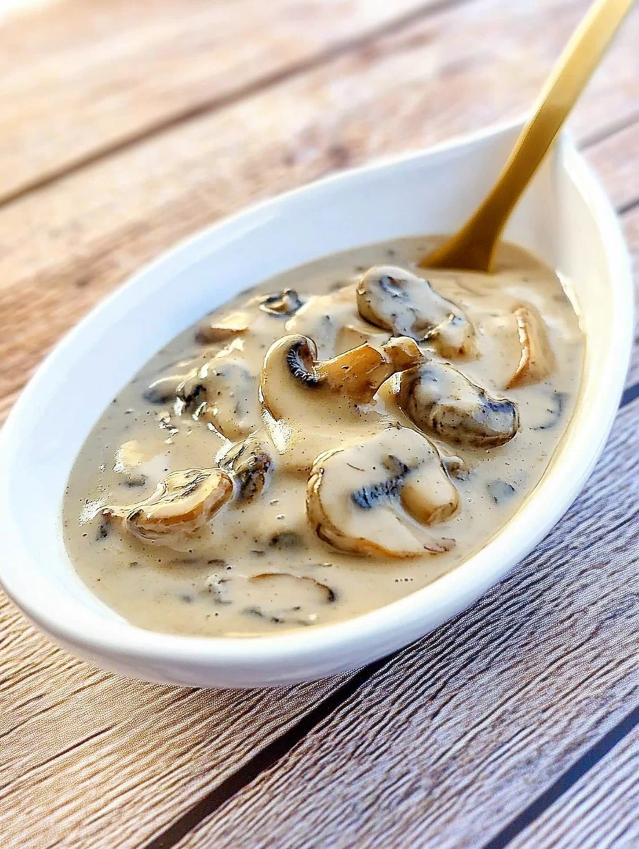 Sauce aux champignons, recette simple