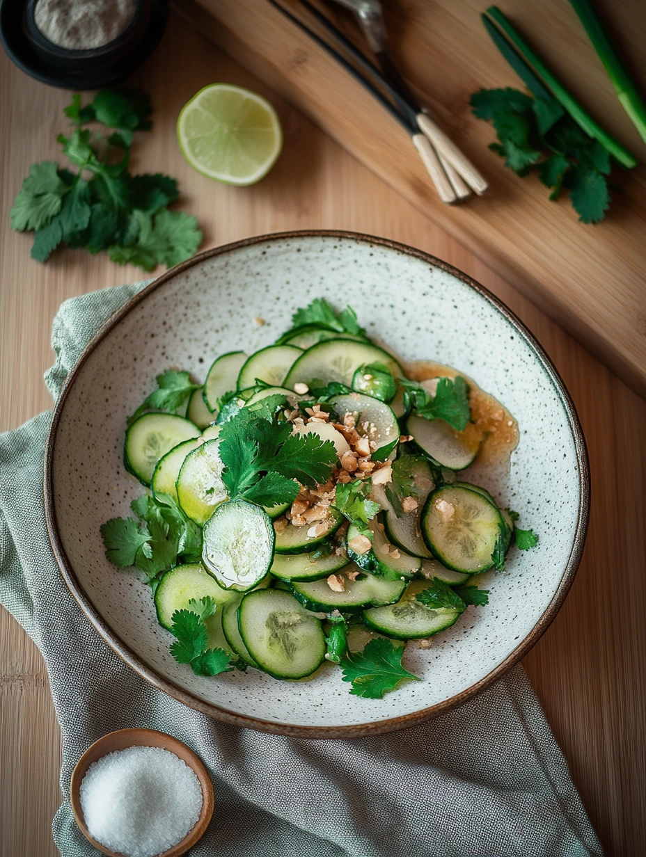 Salade de concombre  Thaï
