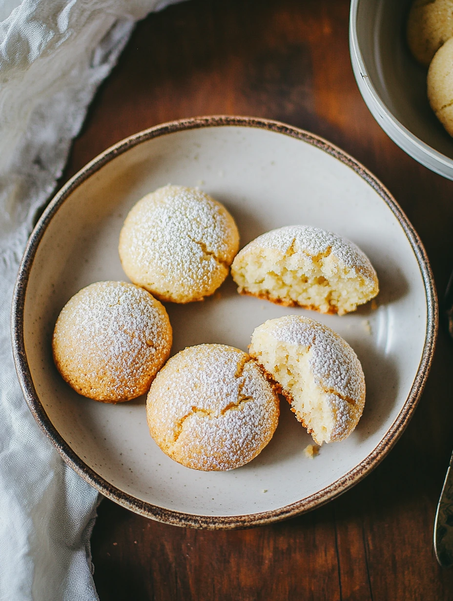 Biscuits Amaretti moelleux