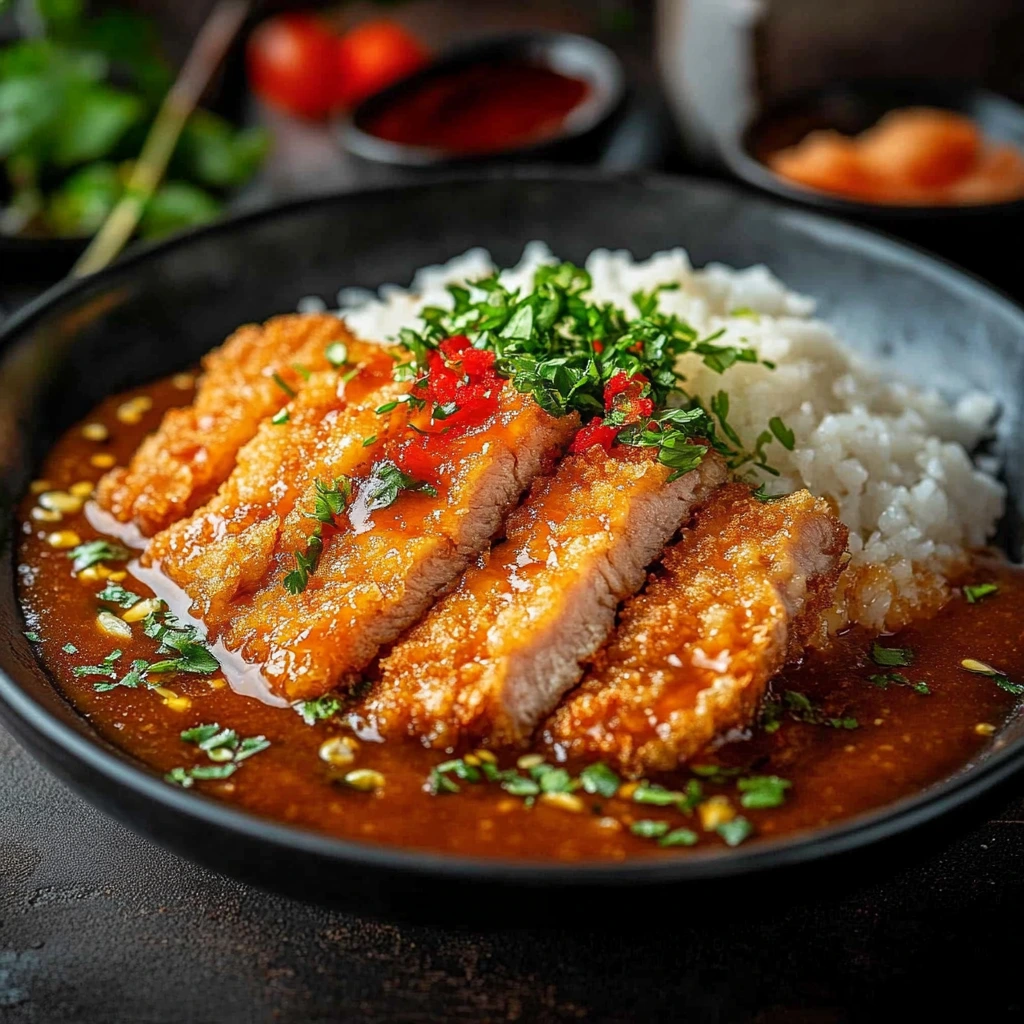 Porc pané croustillant à la japonaise
