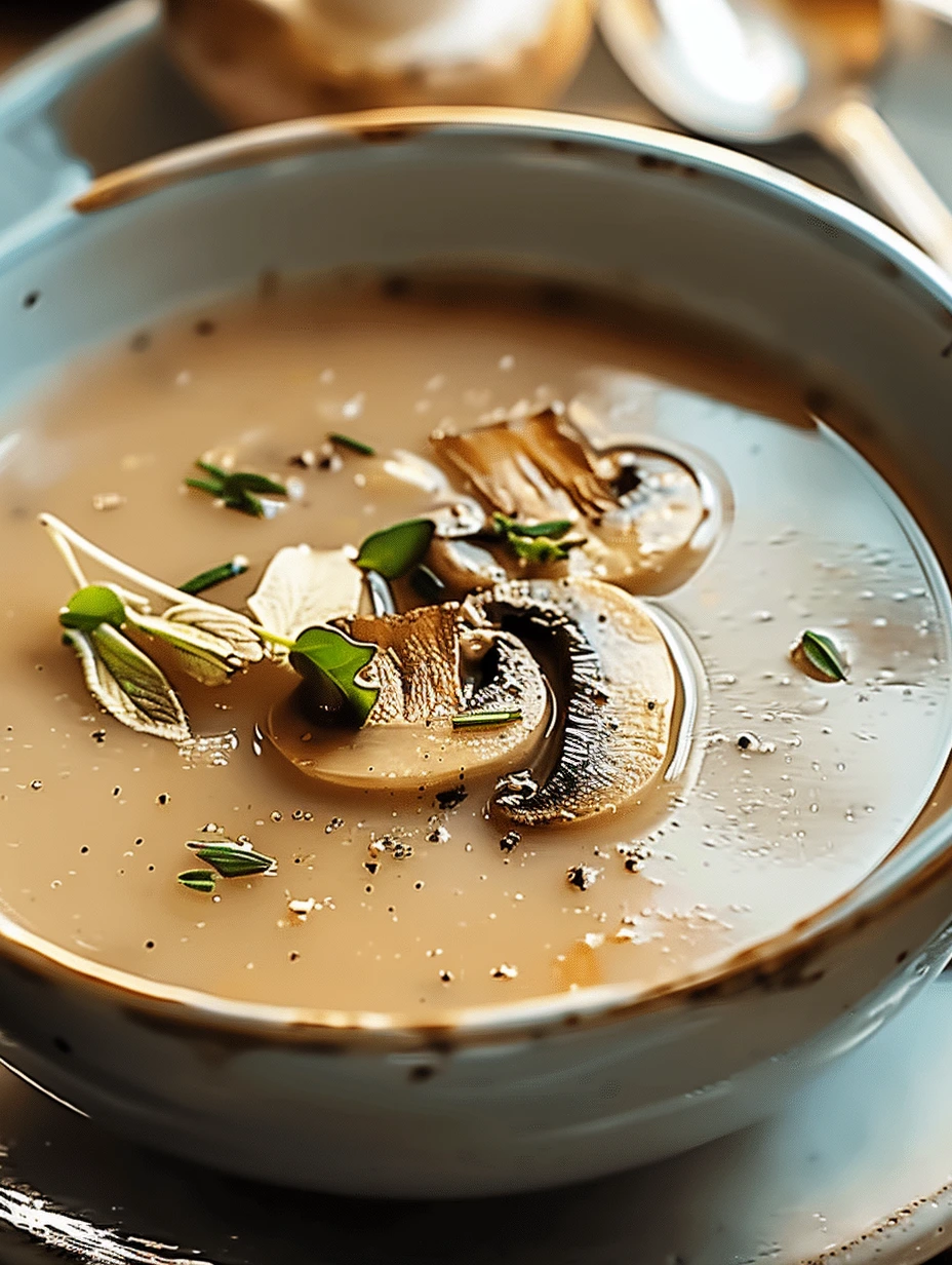 Velouté de Champignons fait maison