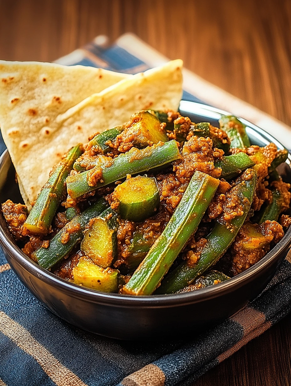 Bhindi Masala épices, recette indienne