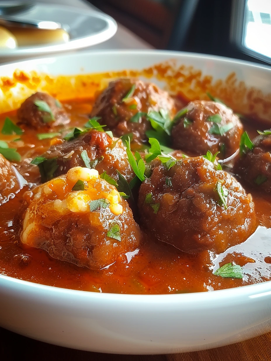 Kefta Boulettes à la Sauce Marocaine