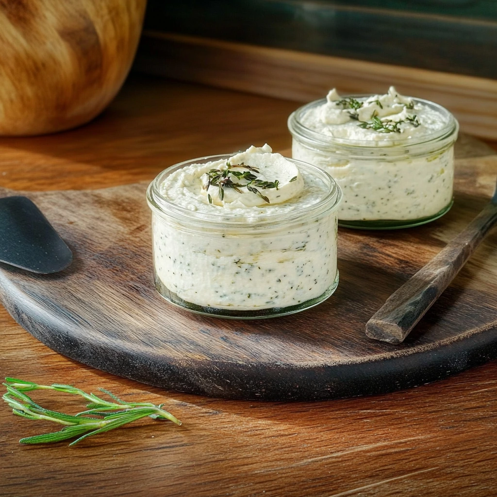 Fromage végétal à l'ail et fines herbes