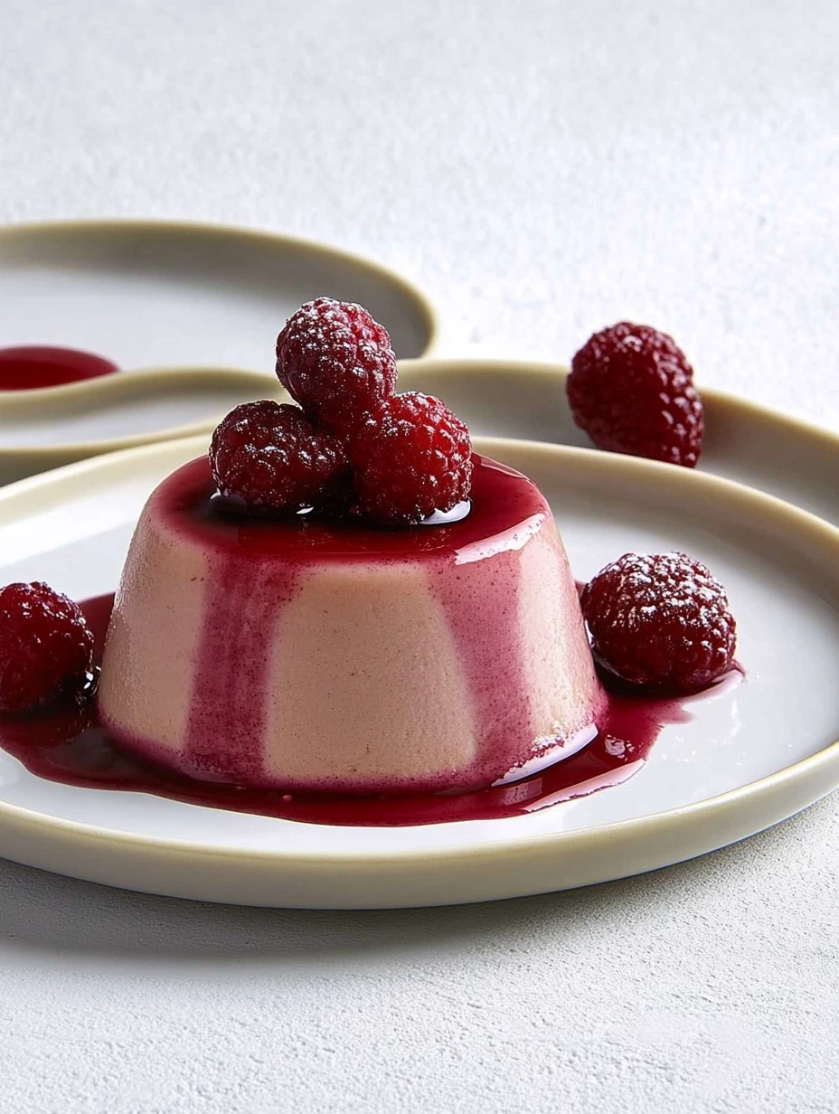 Flan framboise facile