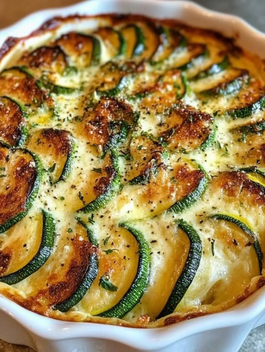 Gratin de Courgettes Crémeux