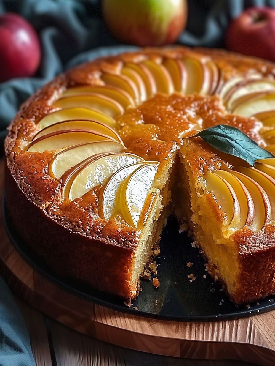 A slice of apple pie on a plate.