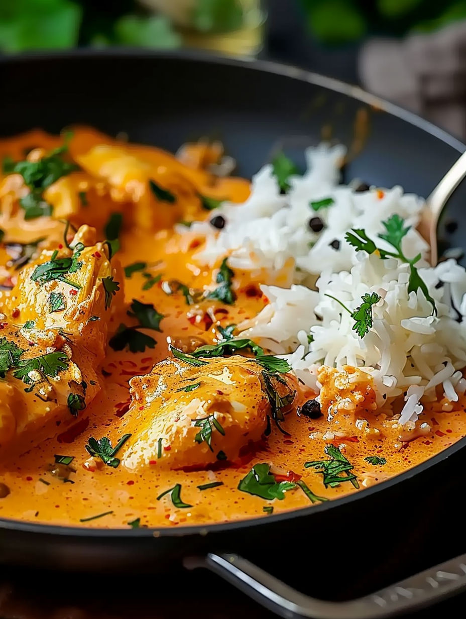 A bowl of food with rice and meat.
