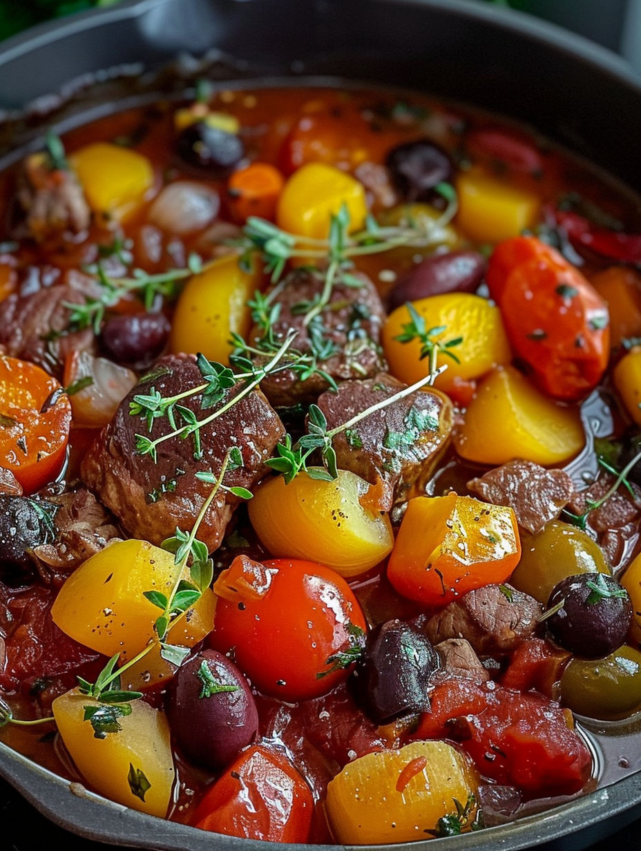 A close up of a meal with meat and vegetables.
