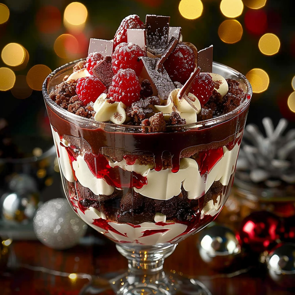 A Black Forest Trifle for Christmas.
