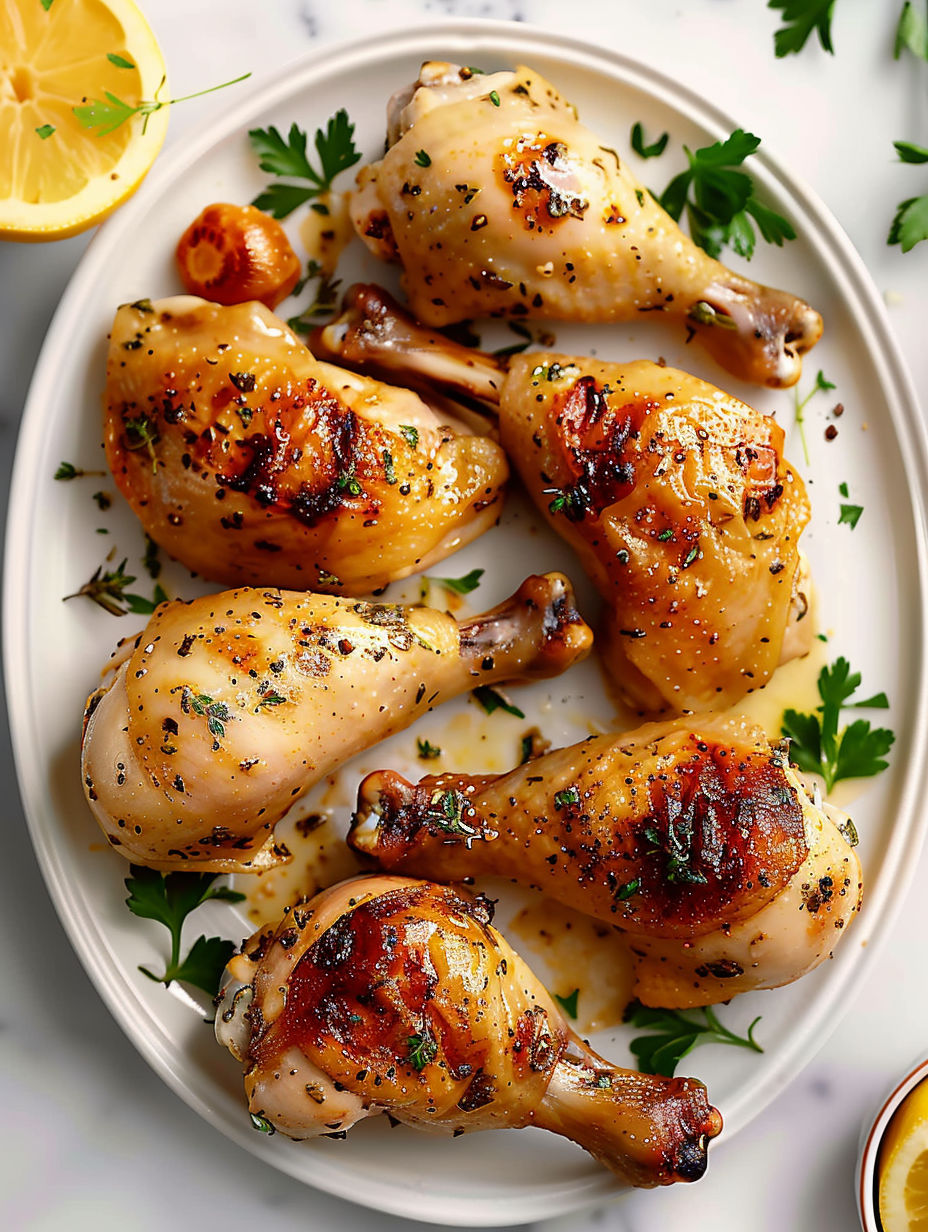 Chicken marinated in a simple and quick recipe for the oven.
