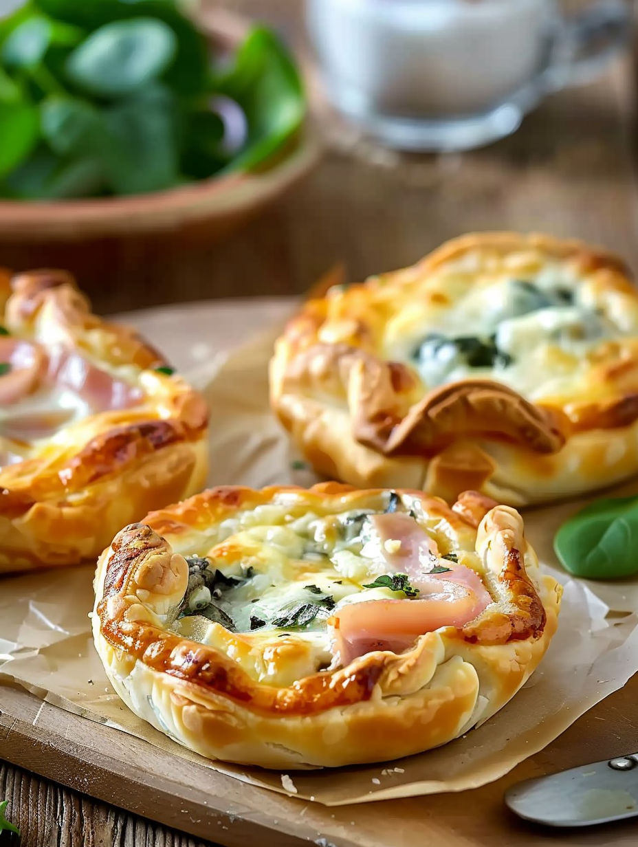 A pastry with a blue filling.