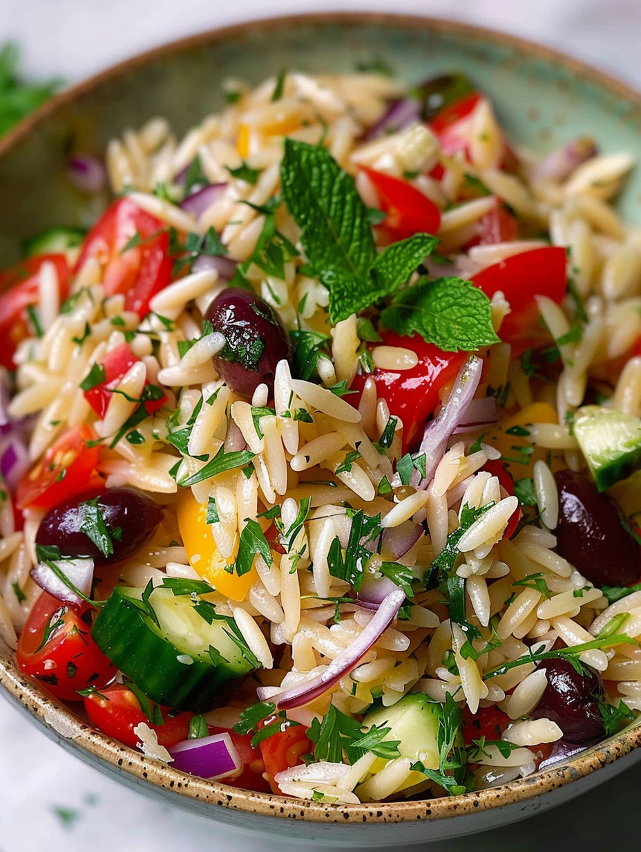 A bowl of rice and vegetables.