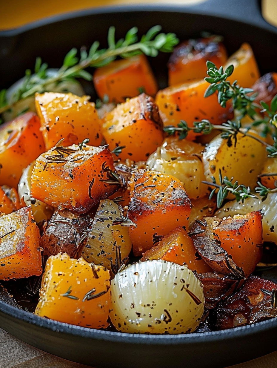 A bowl of vegetables including onions, carrots, and potatoes.