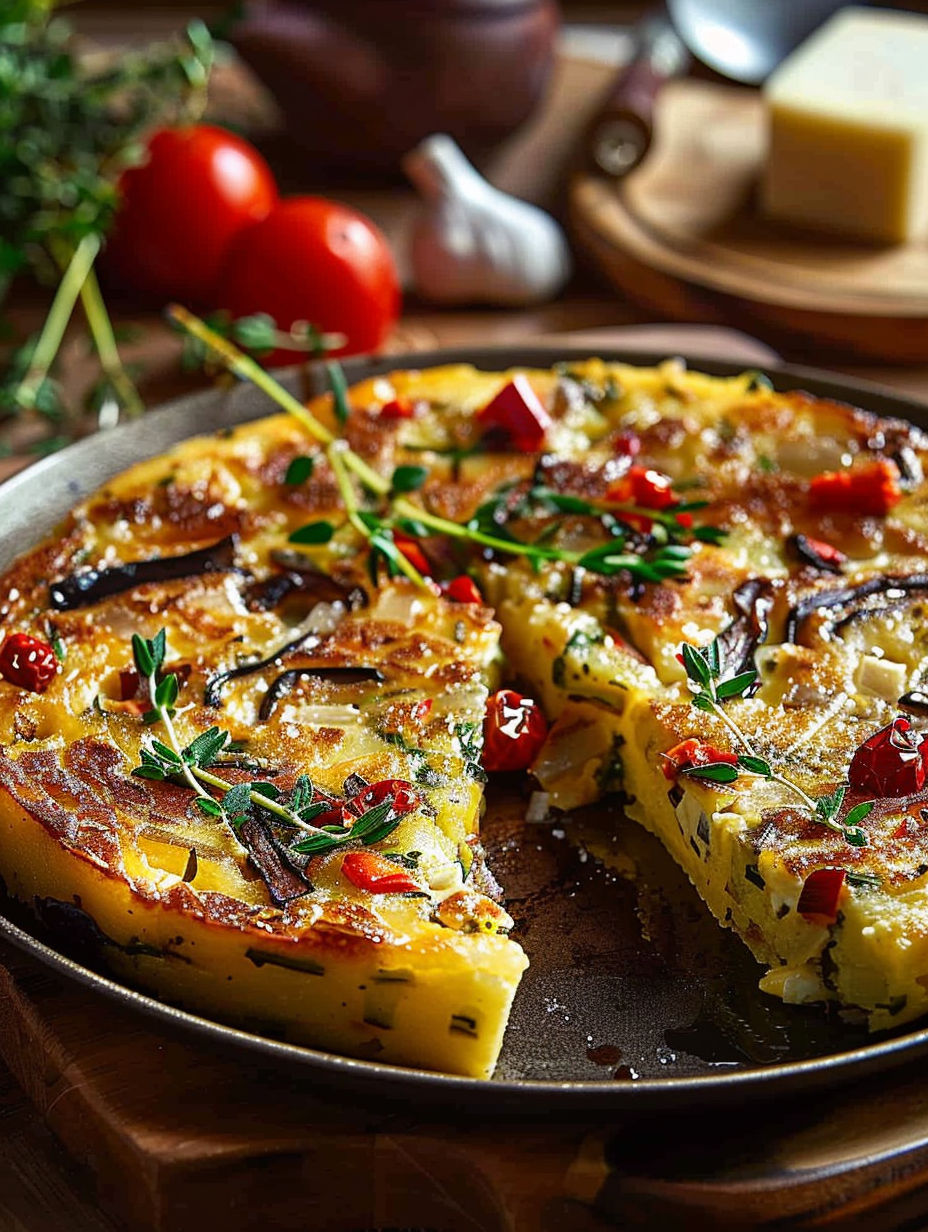 A slice of pizza with tomatoes and onions on top.