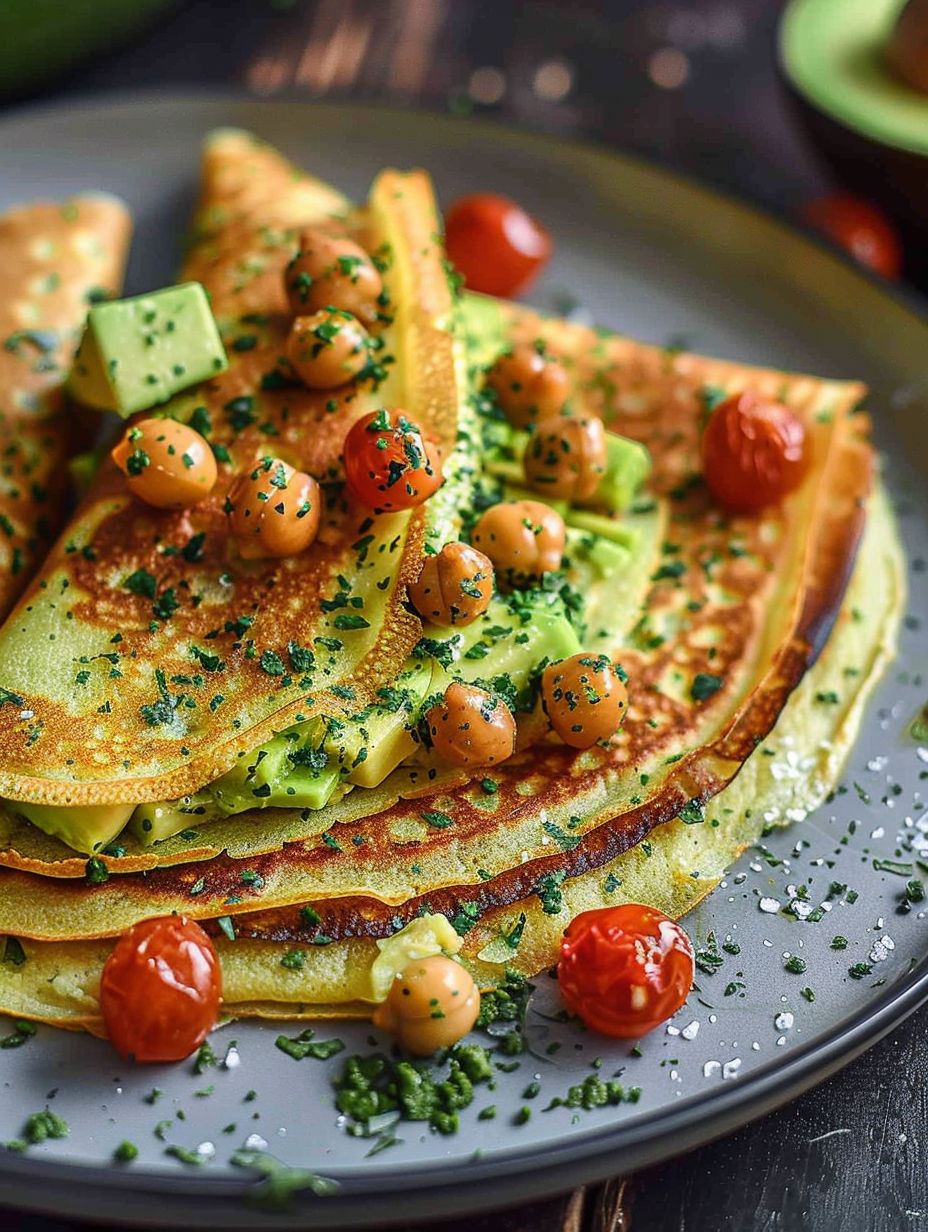 A plate of food with a pita sandwich and tomatoes.