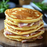 Pancakes Salés Jambon-Fromage