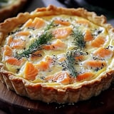 Quiche au Saumon et Parmesan