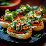 Bouchées Banh Mi vietnamiennes