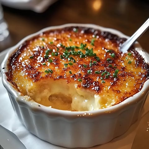 brûlée de crabe crémeuse