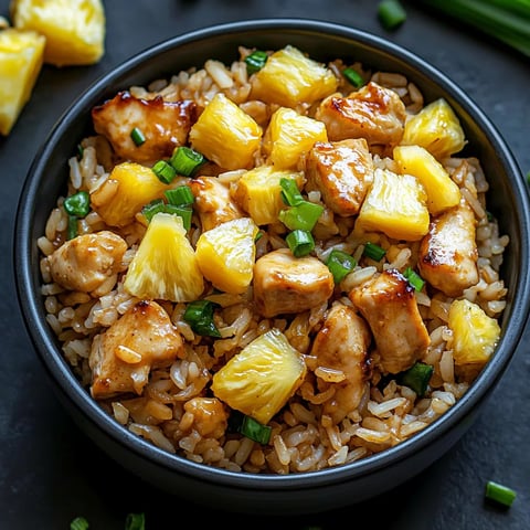 Poulet Ananas Riz