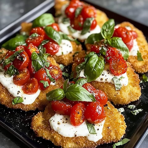 Poulet basilic croustillant