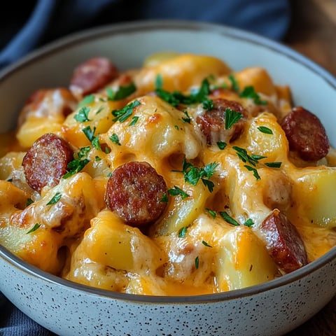 gratin kielbasa