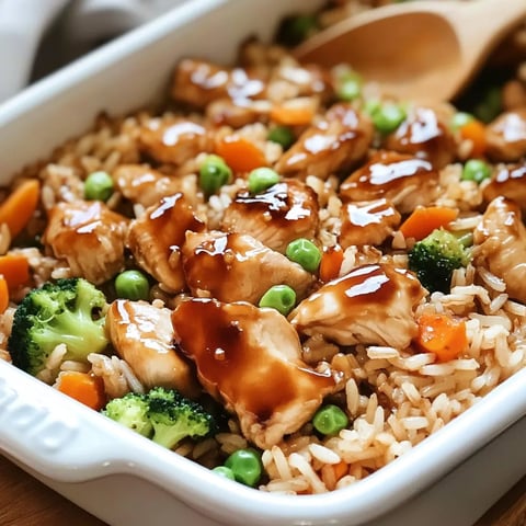 Gratin de Poulet Teriyaki