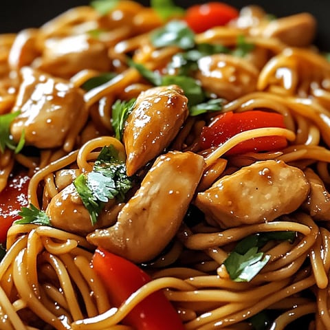 Spaghetti Poulet Savoureux