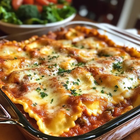 Recette Casserole Raviolis Million Dollar