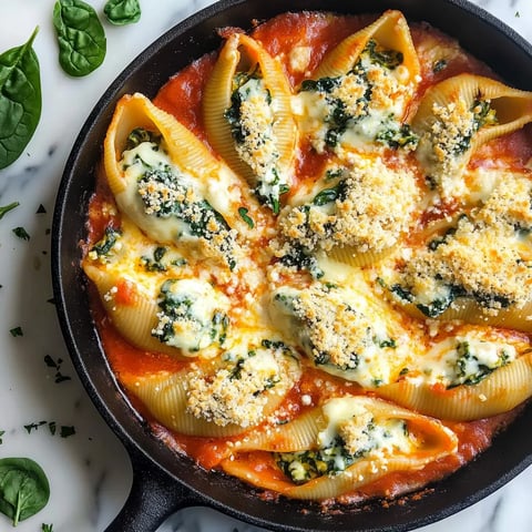 Délicieuses Coquilles Ricotta Épinards